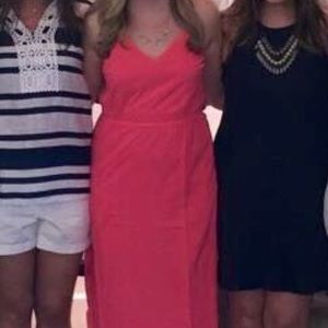 J. Crew Hot Pink Maxi Dress Size 8